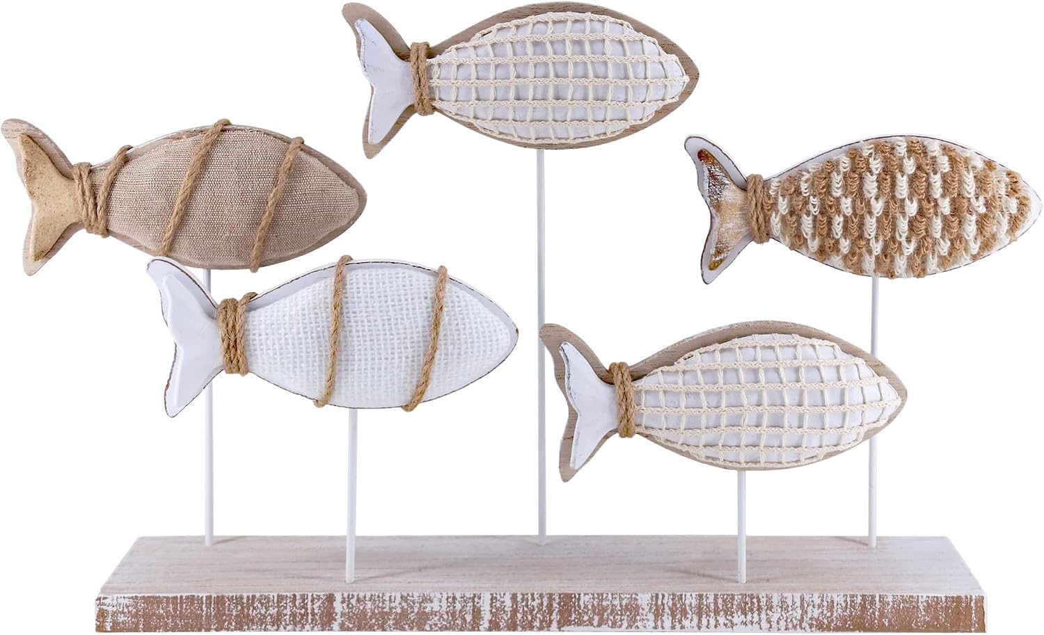 Nautical Wooden Fish Home Decor Figurines