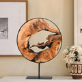 Natural Cedar Wood Tabletop Decor Sculpture