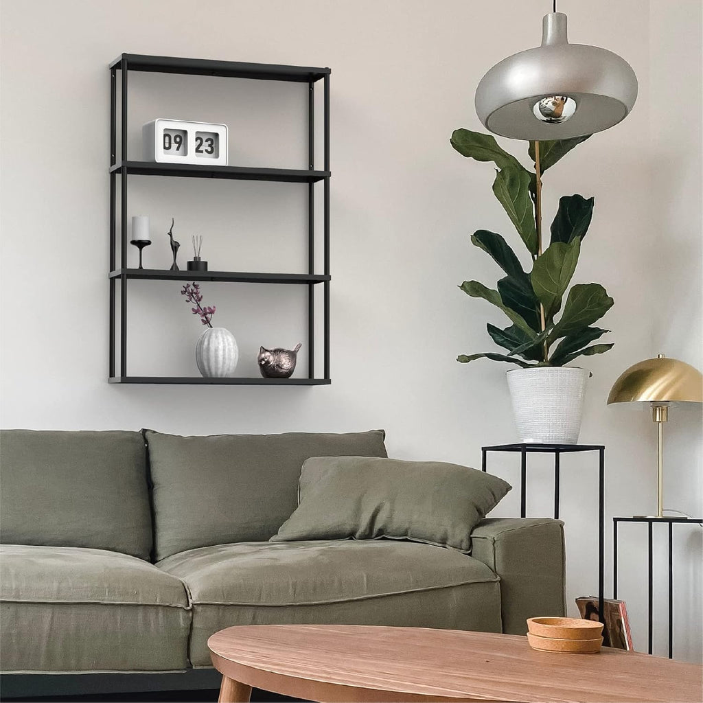Steel Wall‑Mounted Kitchen Storage Shelf