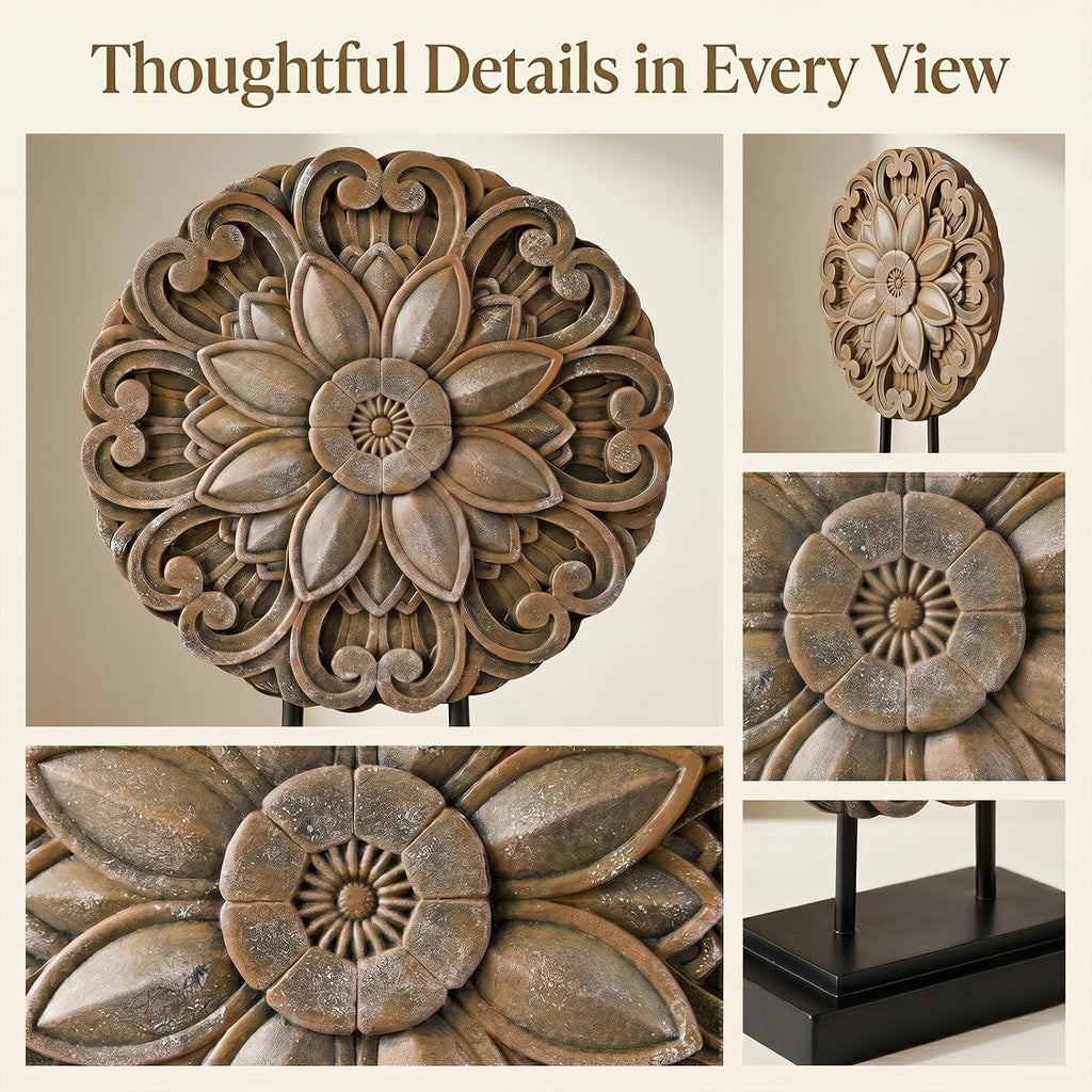 Rustic Farmhouse Tabletop Decor Sculpture