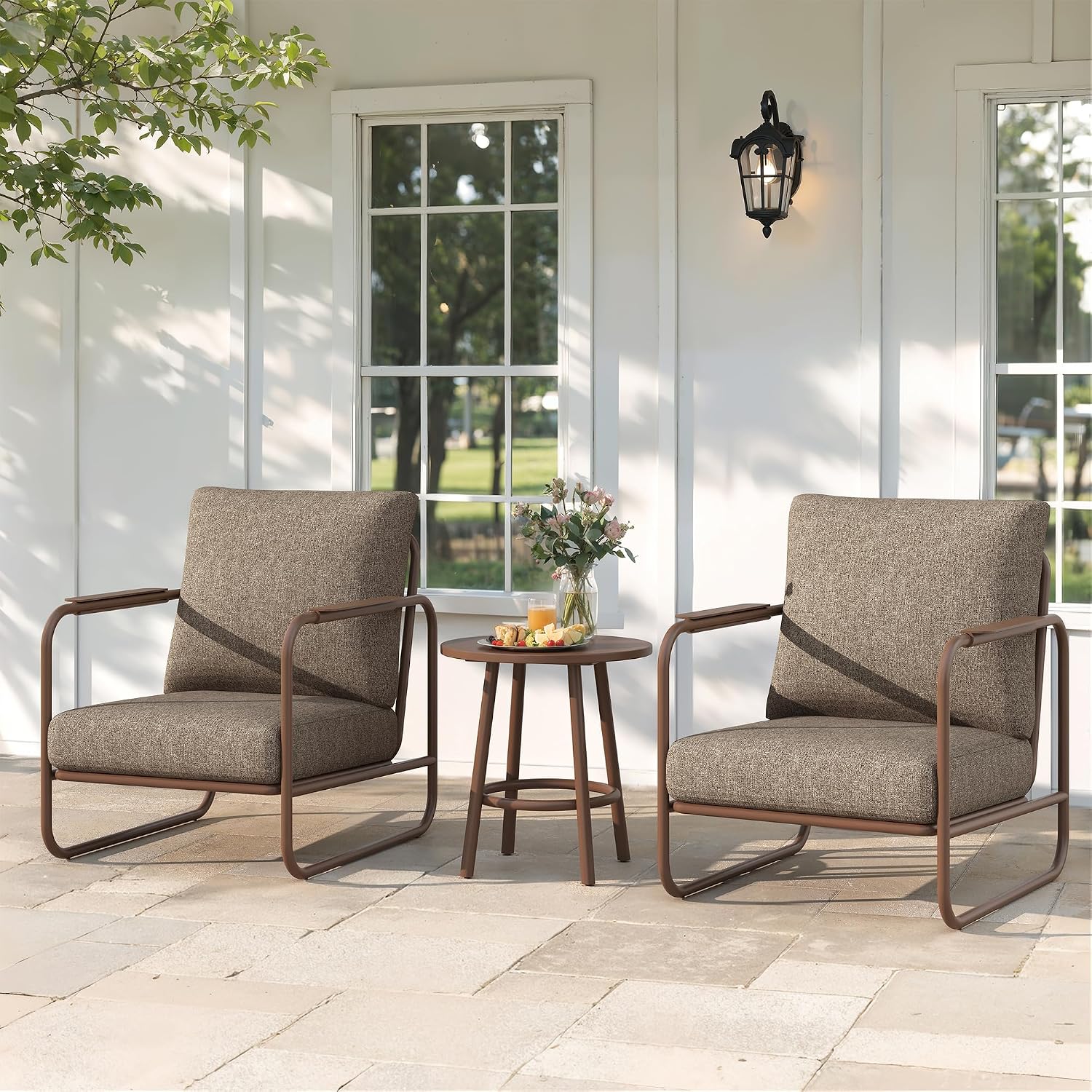 Aluminum Outdoor Patio Conversation Set