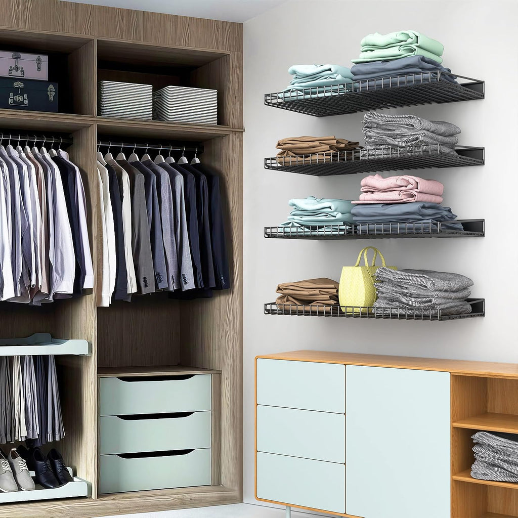 Metal Garage Wall Mounted Storage Shelves