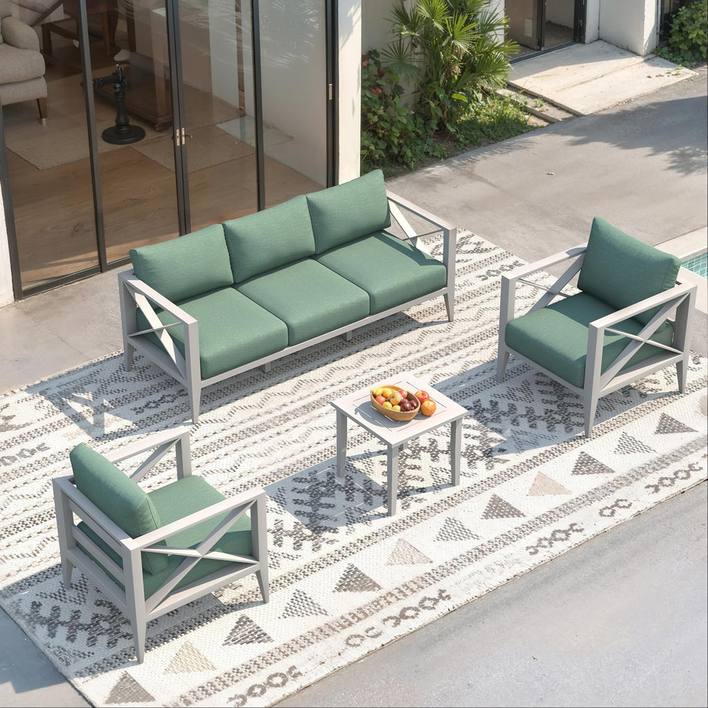 Aluminum Outdoor Sectional Sofa Furniture Set